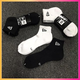 [ HÀNG XUẤT XỊN] Tất vớ thể thao nam nữ cổ ngắn cổ trung hiệu New Era chạy bộ, tennis, đá banh Sport socks