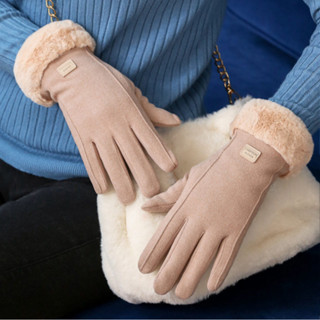 Găng tay giữ nhiệt mẫu da lộn,Có thể sử dụng điện thoại màn hình cảm ứng tiện lợi FREESHIPGăng Tay Giữ Ấm Mùa Đông