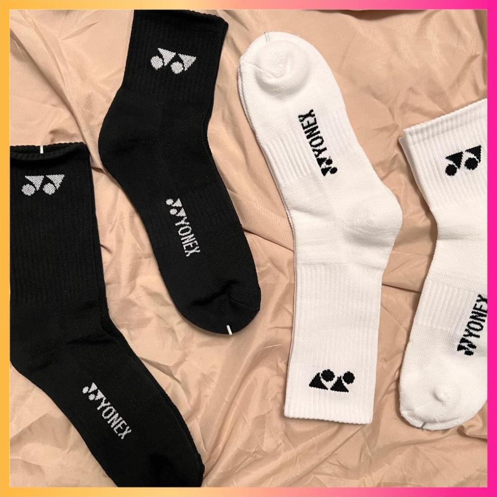 Tất Vớ đệm Xù Yonex cổ cao , cổ trung thể thao phong cách nam , nữ