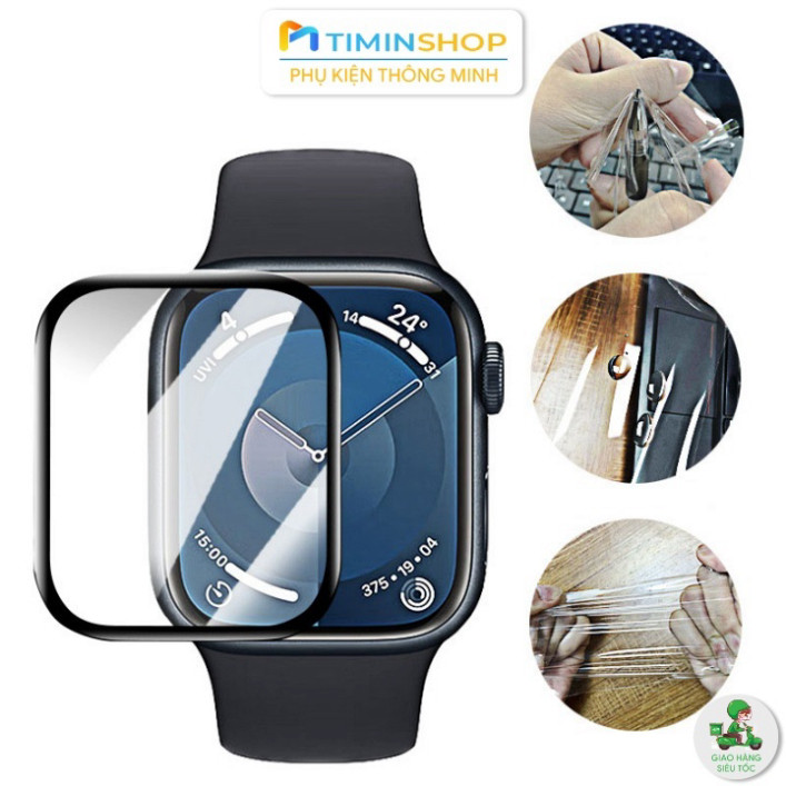 Miếng dán Apple Watch series 11/ 10 kích thước 42/ 46mm - trong suốt