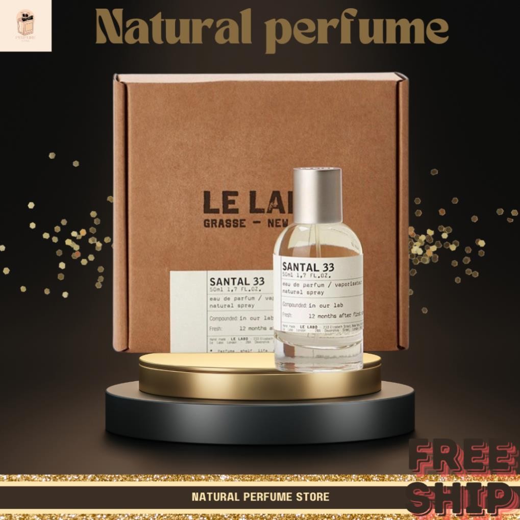  100ml Nước hoa nam cao cấp Le La.bo Santal 33 dầu thơm lâu hương thơm dịu nhẹ sang trọng quý phái.natural 