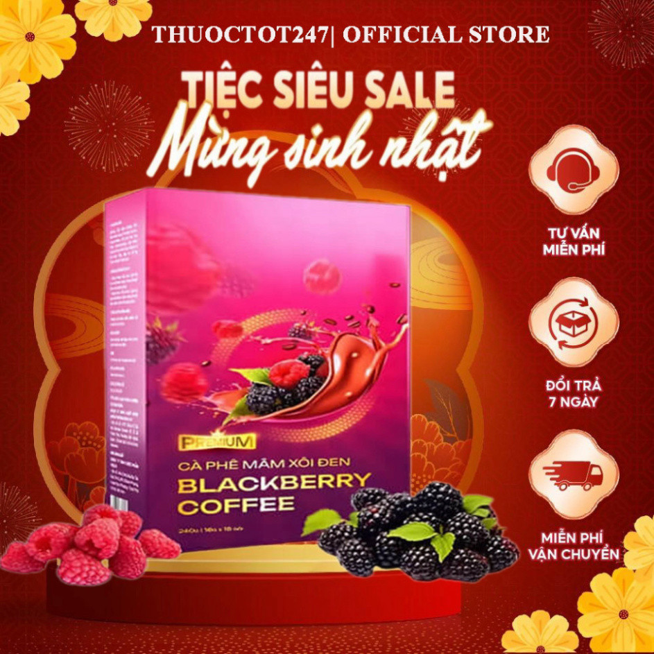 Cà Phê Giảm Cân Mâm Xôi Đen Raspberry Chính Hãng Max Eagle Mẫu Mới Hiệu Quả Cao Hơn Loại Cũ Đến 20%