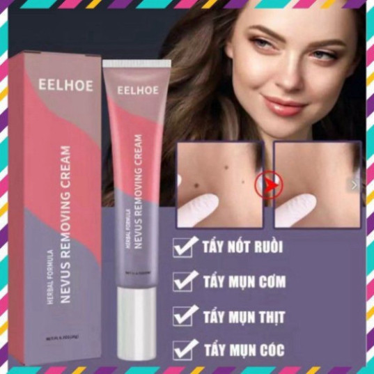 KEM EELHOE TẨY NỐT RUỒI, MỤN CƠM, MỤN THỊT, NÁM,ĐỒI MỒI... THÀNH PHẦN THẢO DƯỢC KHÔNG ĐỂ LẠI SẸO  - HTHshop102
