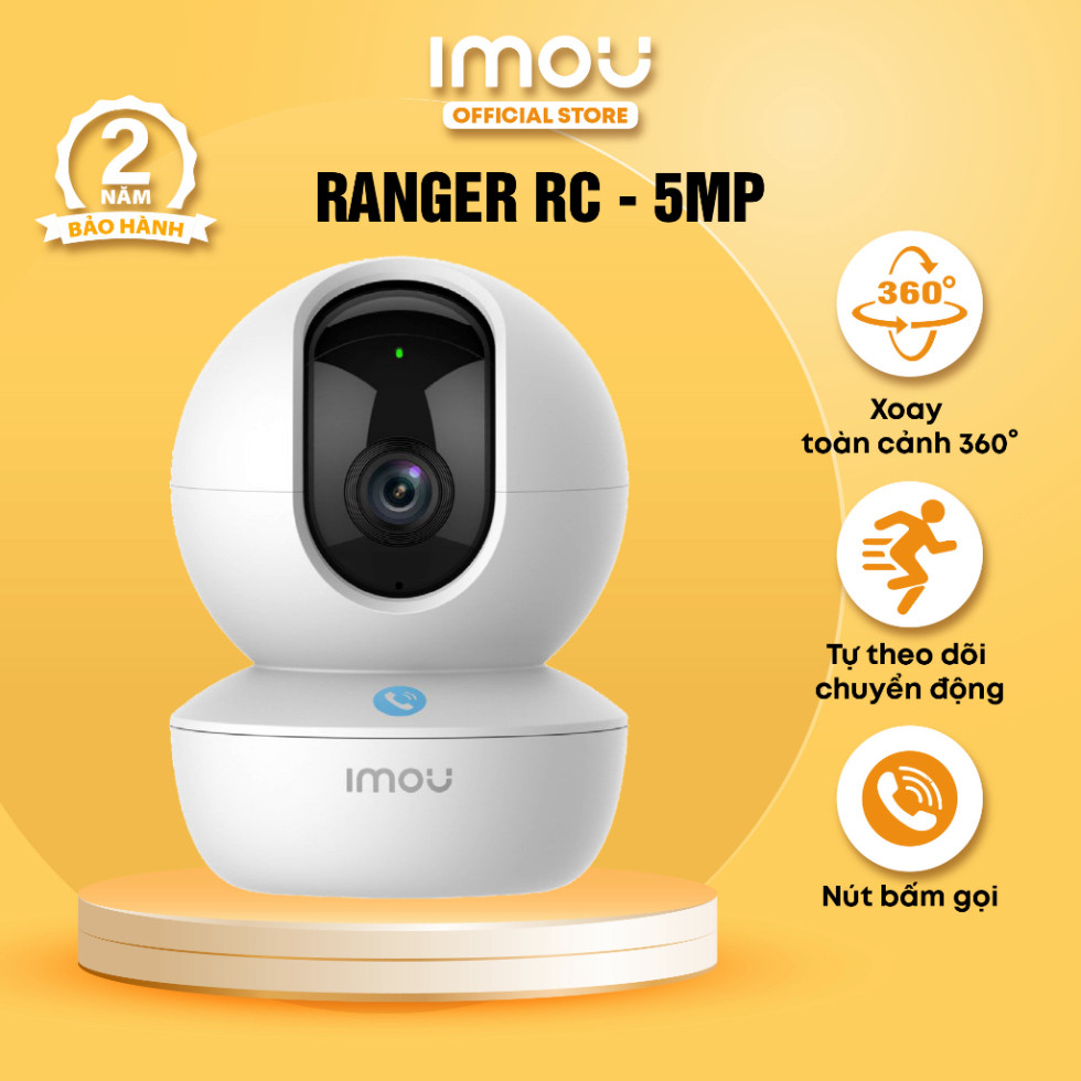 Camera Wifi Imou Ranger RC 3MP 4MP 5MP I Nút gọi cảm ứng | Phát hiện con người