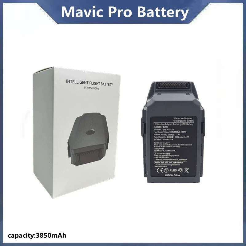 Cho Mavic Pro Pin tương thích Mavic Pro loạt chuyến bay thông minh Phụ Kiện Pin 3850mAh Thời gian ba