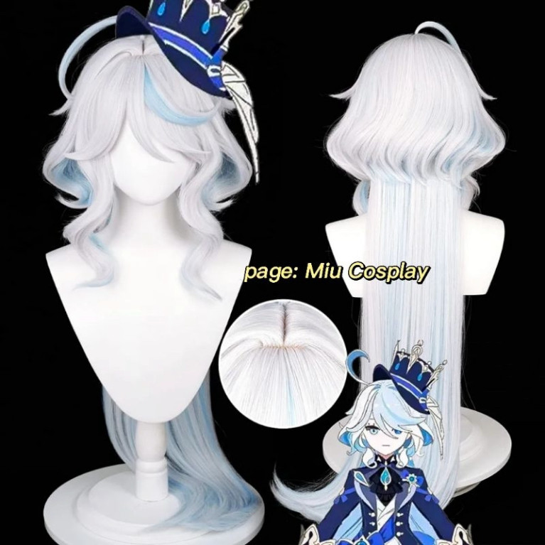 Hàng đẹp [Sẵn] Wig/Tóc giả cosplay Furina - Genshin Impact [Miu Cosplay 01]