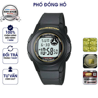 Đồng hồ nam dây nhựa huyền thoại Casio chính hãng Anh Khuê F-200W-9ADF