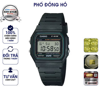 Đồng hồ dây nhựa huyền thoại Casio Anh Khuê F-91W-3DG