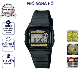 Đồng hồ nam dây nhựa huyền thoại Casio chính hãng Anh Khuê F-94WA-9DG