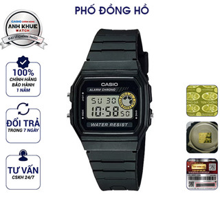 Đồng hồ unisex dây nhựa Casio Anh Khuê F-94WA-8DG