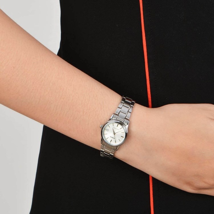 Đồng hồ nữ dây kim loại Casio chính hãng Anh Khuê LTP-V002D-7AUDF | BigBuy360 - bigbuy360.vn