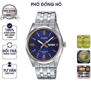 Đồng hồ nam dây kim loại casio anh khuê mtp-1335d-2a2vdf