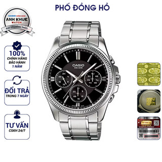 Đồng hồ nam dây kim loại Casio chính hãng Anh Khuê MTP-1375D-1AVDF