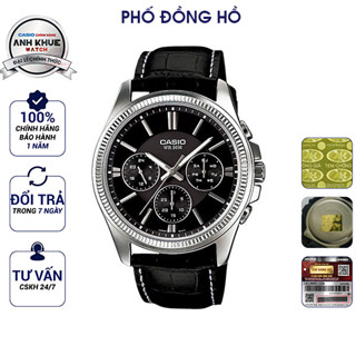 Đồng hồ nam dây da Casio Anh Khuê MTP-1375L-1AVDF chính hãng