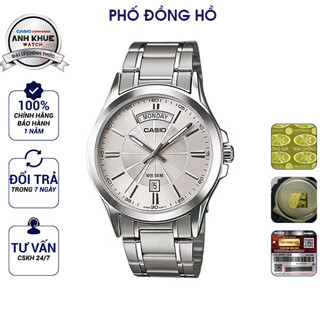 Đồng hồ nam dây kim loại Casio chính hãng Anh Khuê MTP-1381D-7AVDF