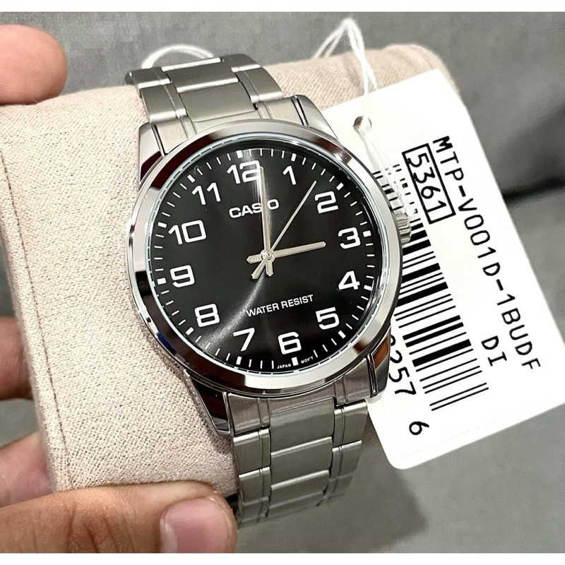 Đồng hồ nam dây kim loại Casio chính hãng Anh Khuê MTP-V001D-1BUDF