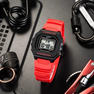 Đồng hồ nam Dây nhựa Casio Anh Khuê W-218H-4BVDF Chính Hãng