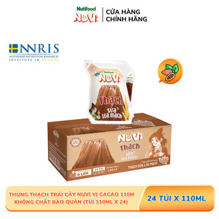 Thùng Thạch Trái Cây NuVi 110ml (Túi 110ml x 24)