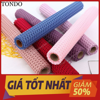 Lưới Voan Sợi Mắt Tròn Đẹp Hàn Quốc Cuộn To 60cm 5m Gói Hoa Bó Hoa Bọc Hoa