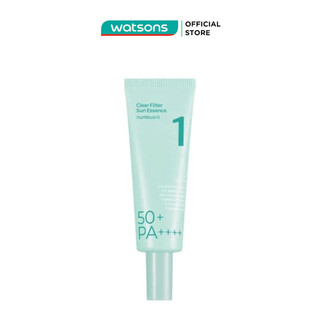  Kem Chống Nắng Dưỡng Ẩm Numbuzin No.1 Clear Filter Sun Essence 50ml 