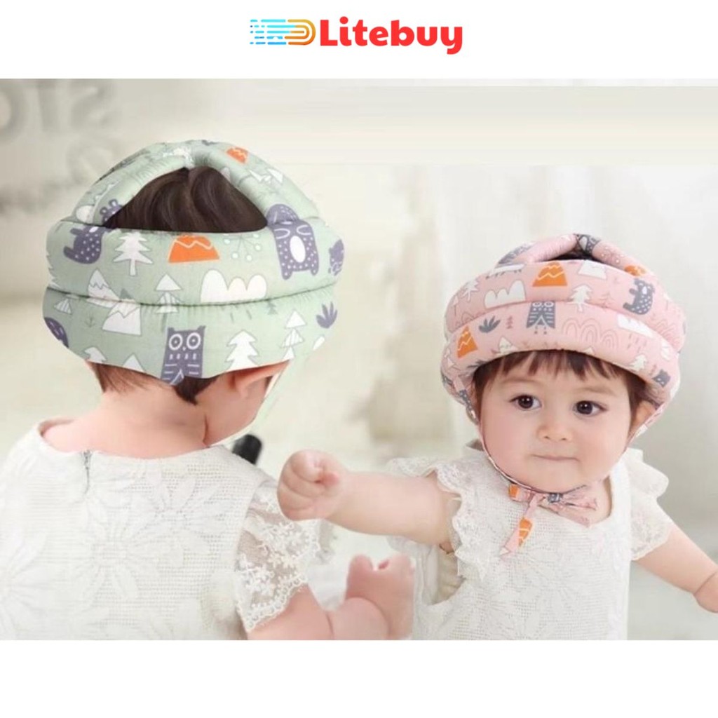 PVN58460 Mũ bảo hiểm cho bé tập đi và tập ngồi dùng cho trẻ từ 5-36 tháng tuổi