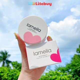  PVN62971 Phấn Phủ Dạng Bột Kiềm Dầu Lameila Hộp Trắng Trái Tim Hồng 