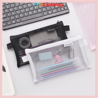 PVN45834 Túi Đựng Bút Dạng Lưới Trong Suốt Phong Cách Hàn Quốc