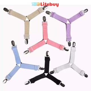 PVN66563 Bộ 4 kẹp ga giường drap chống xê dịch có đệm nhựa