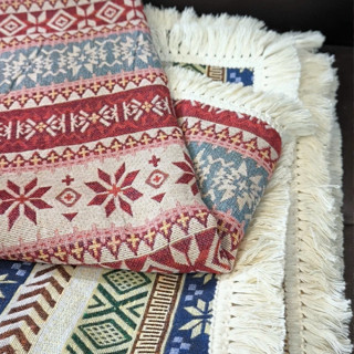  HÀNG ĐẸP_THẢM SOFA  KHĂN TRẢI BÀN THỔ CẨM khăn decor viền ren đẹp họa tiết dân tộc độc đáo 