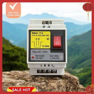 [MỚI] Rơ le an toàn phao nước 12V Nakasi F1.5 - Relay chống giật chống cạn chống tràn phao điện máy bơm