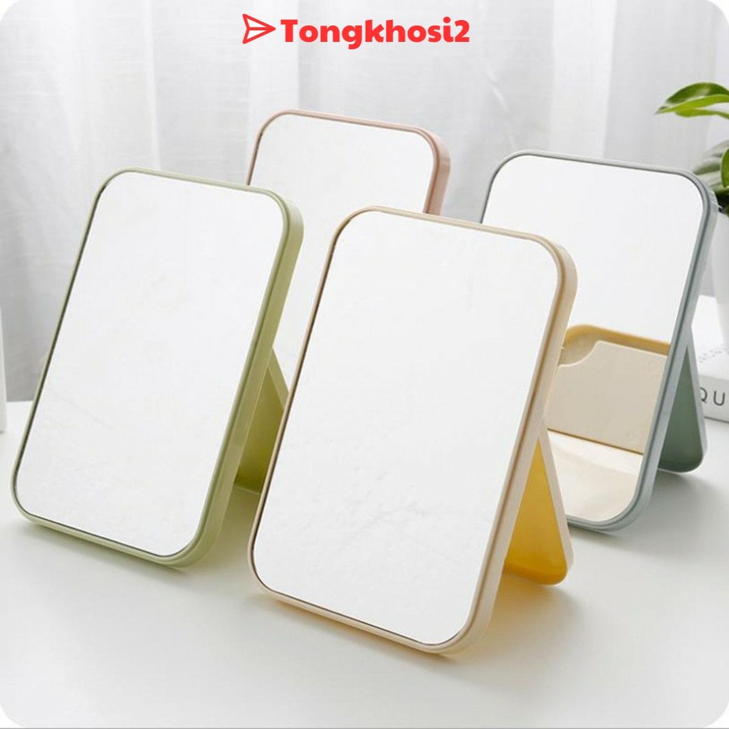 PVN5766 Gương để bàn trang điểm, gương trang điểm hàn quốc dễ thương kute T2