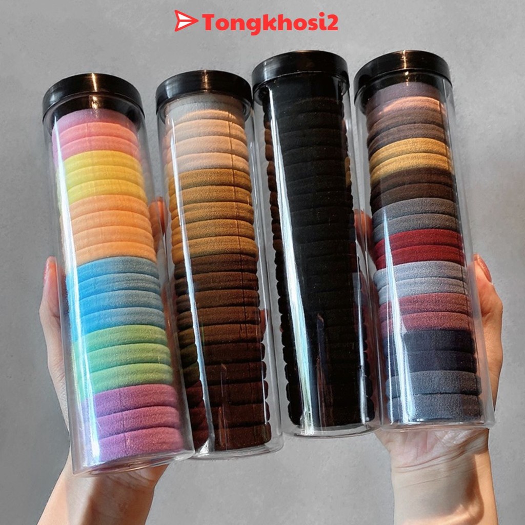PVN39913 Set hộp 20 cái dây chun buộc tóc nhiều màu tongkhosi2