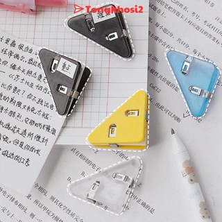 PVN49185 Kẹp Giữ Sách Hình Tam Giác Bằng Nhựa Màu Sắc Đơn Giản tongkhosi2