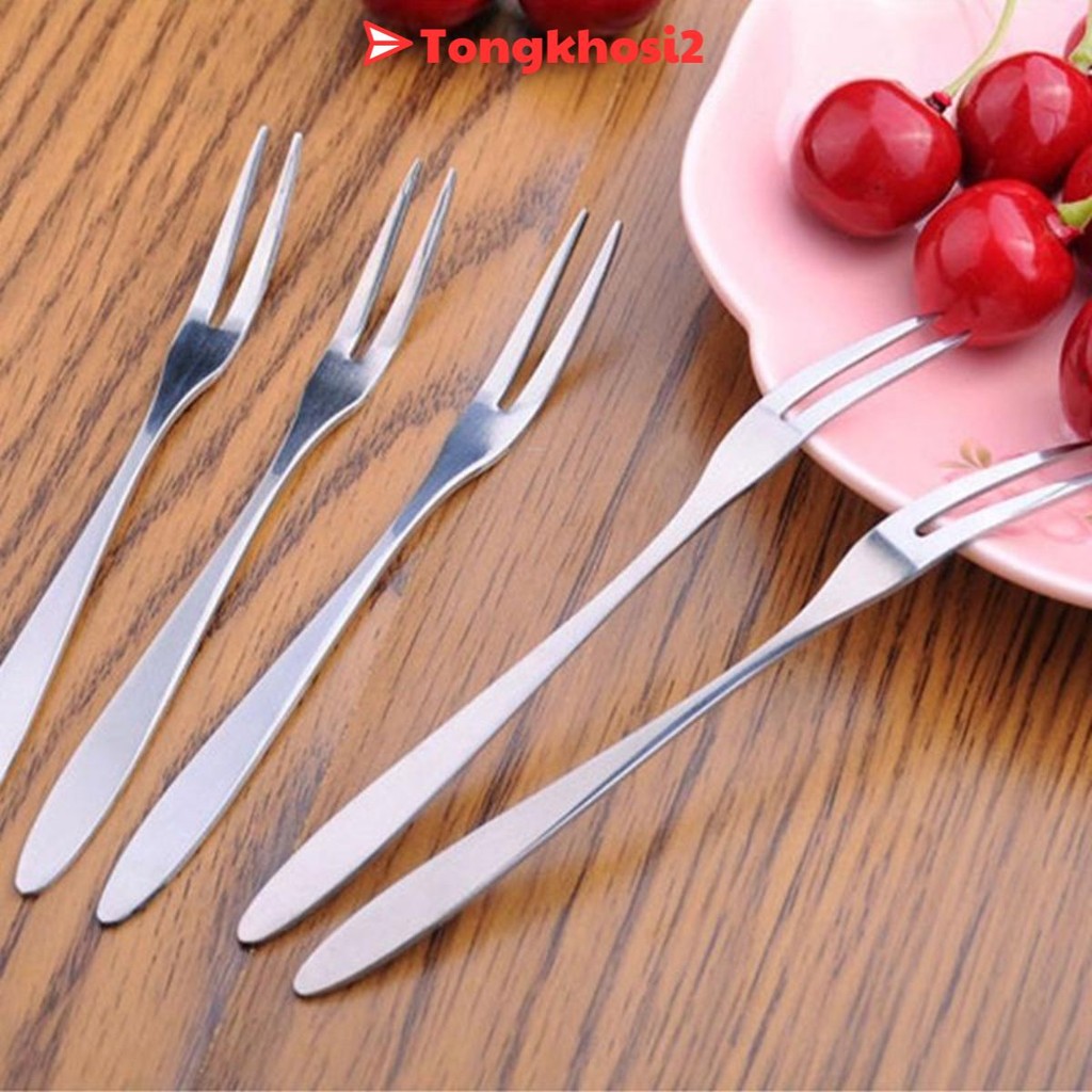 PVN48940 Set 5 Nĩa ăn trái cây bằng thép không gỉ bền bỉ tongkhosi2