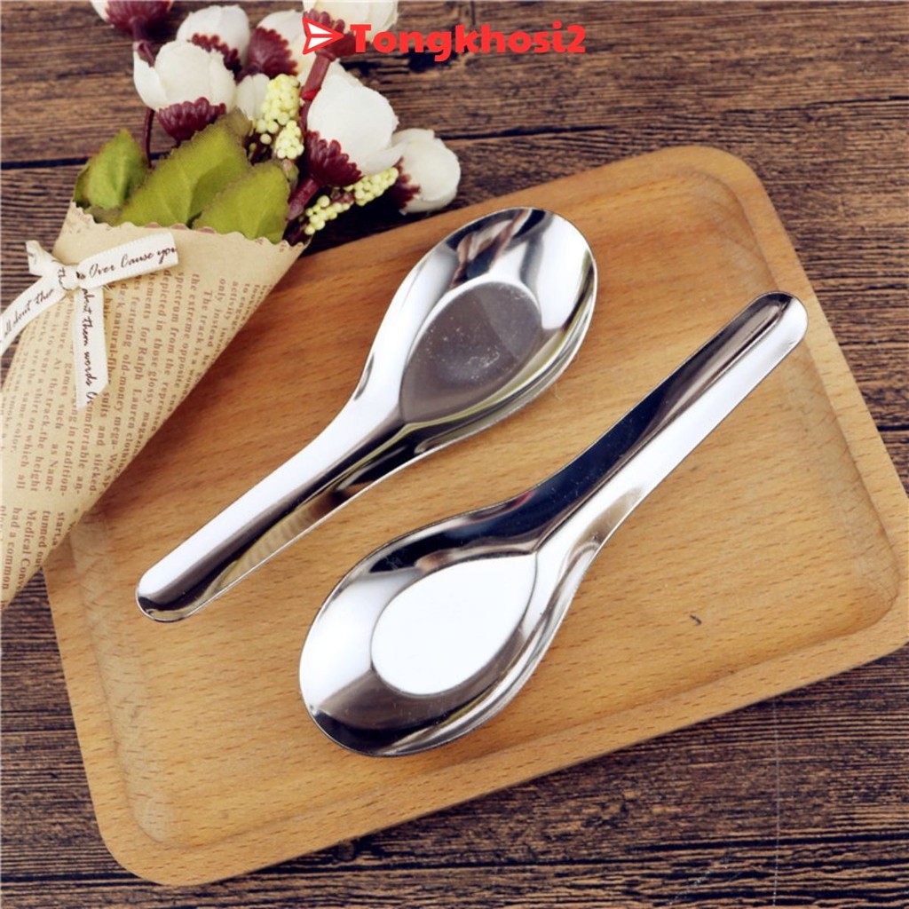 PVN42217 Set 5 Thìa phở Inox 304 loại đẹp bền