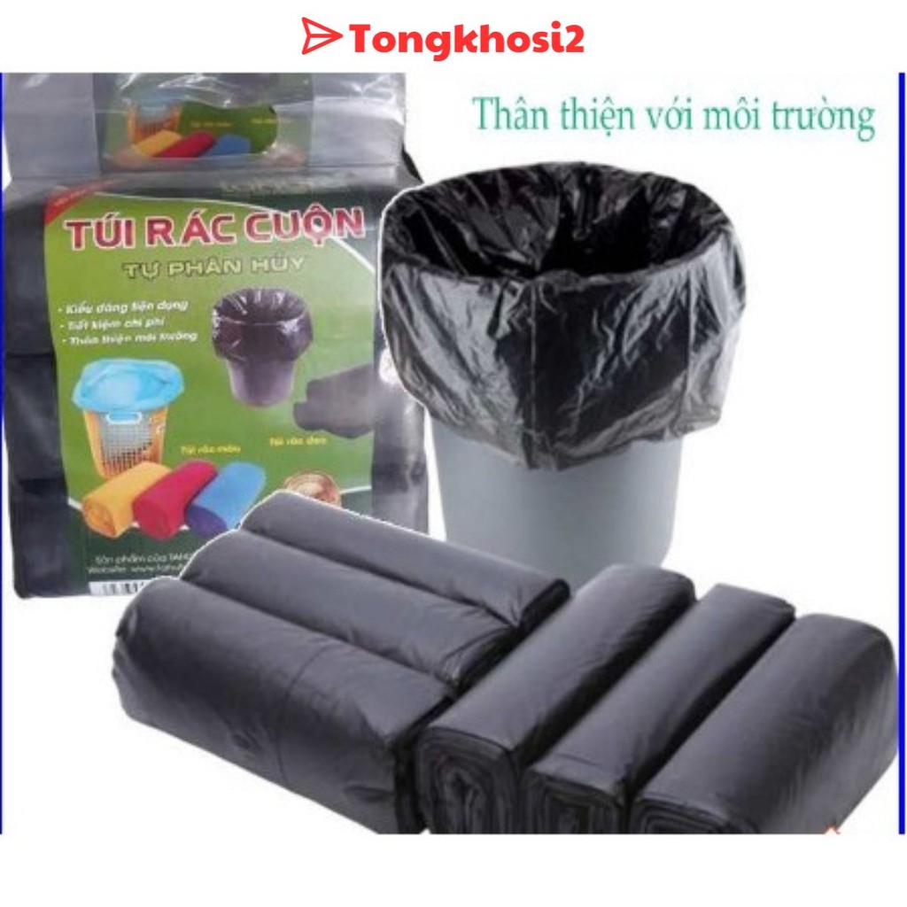 PVN59063 Combo 3 Túi Cuộn Rác Tự Phân Hủy Sạch Sẽ tongkhosi2