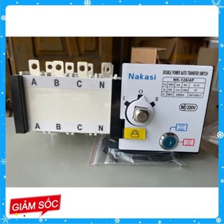 [CHÍNH HÃNG]Chuyển nguồn tự động ATS 4P 125A -NAKASI - Chuyển nguồn tự động 3 pha 4 cực loại tốt