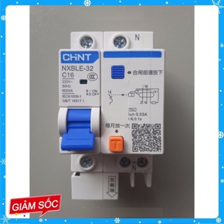 [CHÍNH HÃNG]Aptomat chống rò - chống giật chint 1P+N 16A~63A ELCB NBXLE