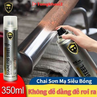 PVN65079 Sơn Bạc Mạ Crom Sơn Xịt Mạ Chrome Sáng Bóng 350ml - Chai Sơn Mạ Siêu Bóng tongkhosi2