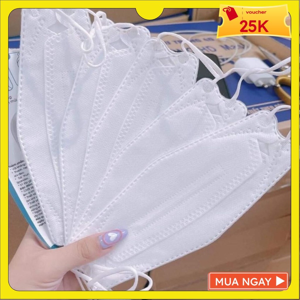 Khẩu trang KF94 thùng 300 cái Hoàng Minh 30 gói