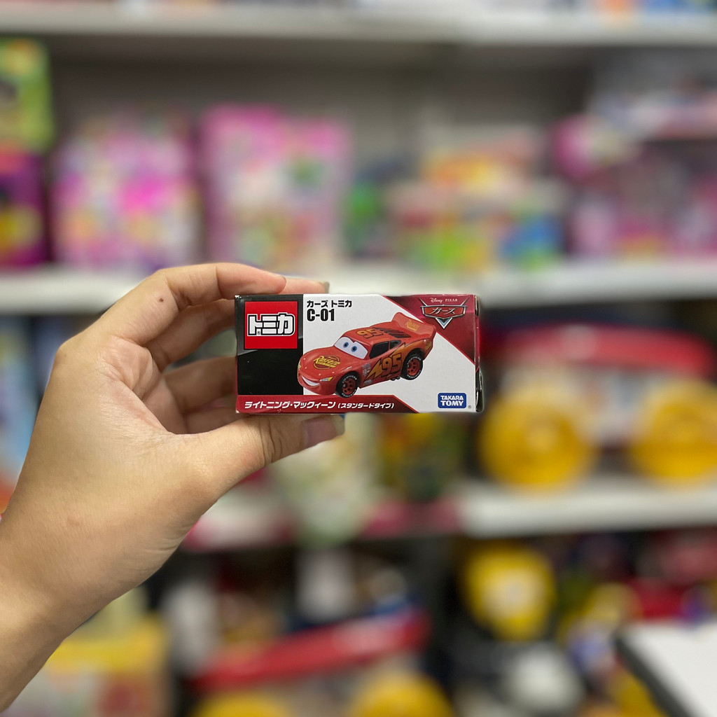 Xe mô hình Tomica C-01 Disney Pixar Cars Lighting McQueen C-01 (Japan)