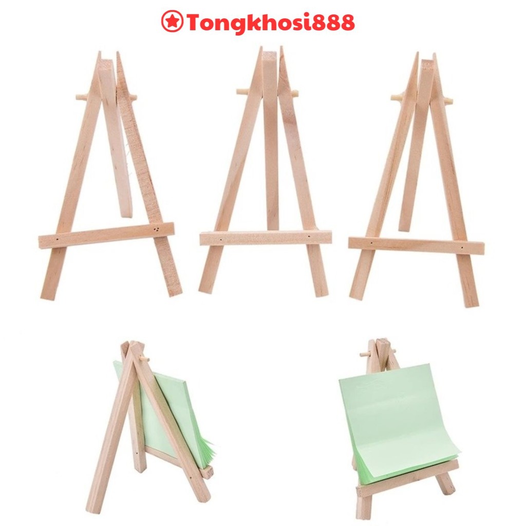 PVN46948 Giá đỡ điện thoại bằng gỗ mini có thể gập lại tiện dụng