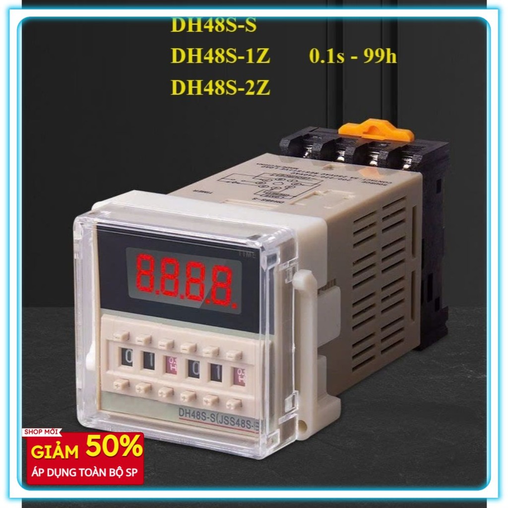 Timer DH48S Hẹn giờ luân phiên bật tắt thiết bị - hẹn giờ thời gian DH48S-2Z, DH48S-1Z, DH48S-S