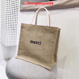 PVN2680 Túi cói MERCI hot hit T8
