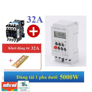 Công tắc hẹn giờ Kg316 T-II  25A 16 Thiết bị điện giá tốt Timer Tuần 