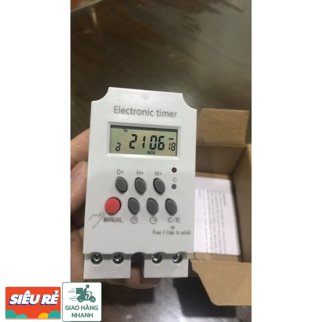 Công tắc hẹn giờ thông minh -KG316 , Hẹn giờ điện tử 16 chương trình