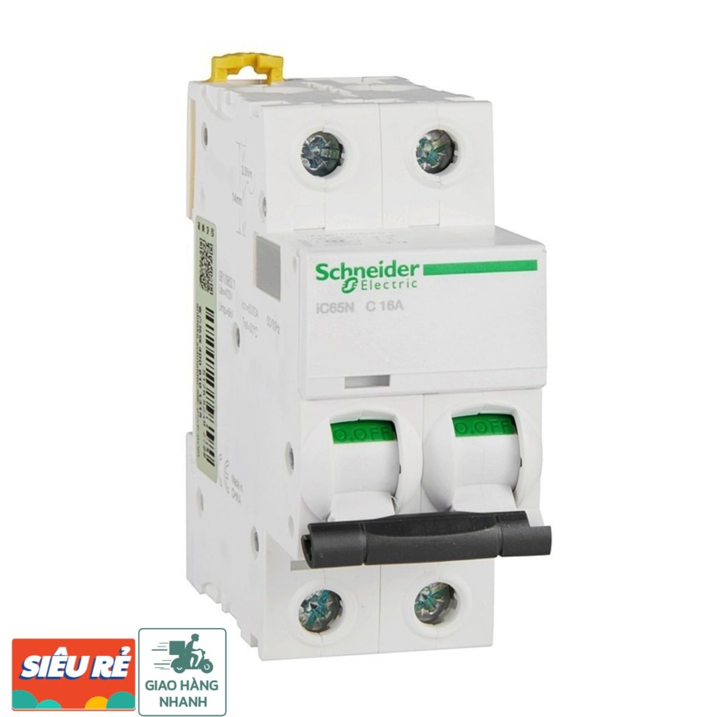 Attomat Schneider iC65N MCB 2P 10A, 16A, 20A, 25A, 32A, 40A, 63A