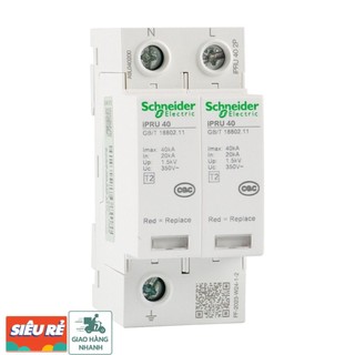 Thiết bị chống sét lan truyền schneider iPRU 40 , Cắt sét lan truyền AC 2P 40KA