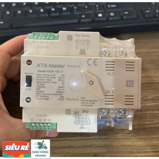 CHUYỂN NGUỒN TỰ ĐỘNG ATS 2P 100A MASTER - Tích hợp mạch bảo vệ điện áp cho ATS