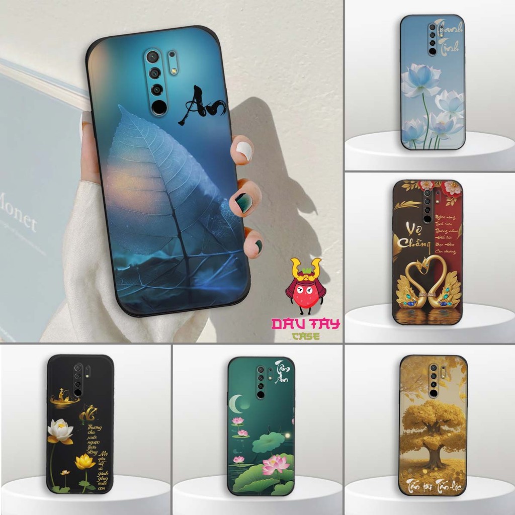 Ốp lưng Xiaomi Redmi 9 / Redmi9 hình thư pháp cha mẹ bình an ý nghĩa